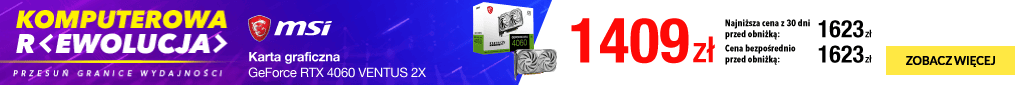 IT - Komputerowa rewolucja  - 0324 - belka desktop   - 1298734 KARTA GRAFICZNA MSI RTX 4060 VENTUS 2X W 8GB OC